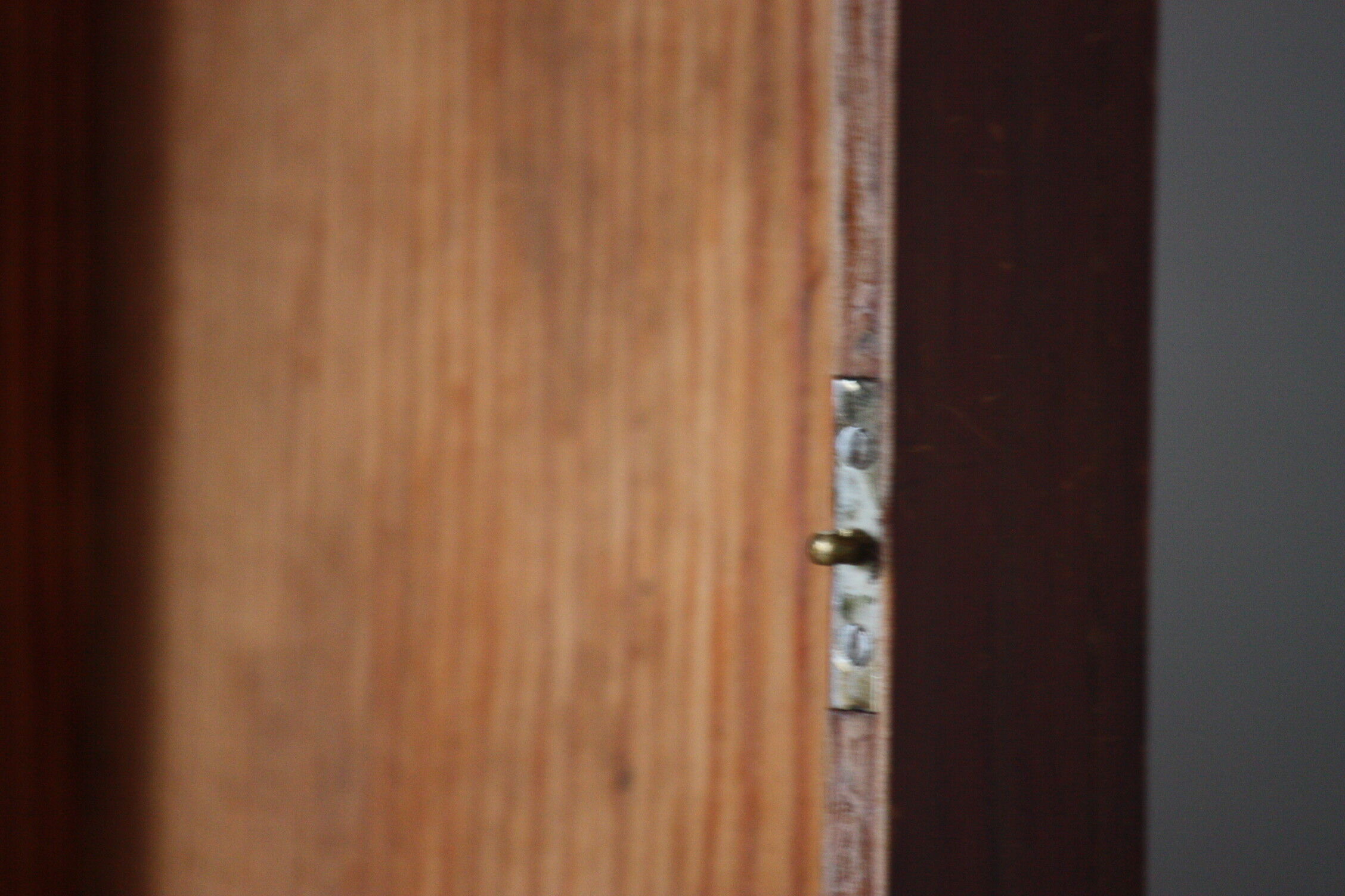 Carved wooden box with lock