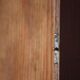 Carved wooden box with lock