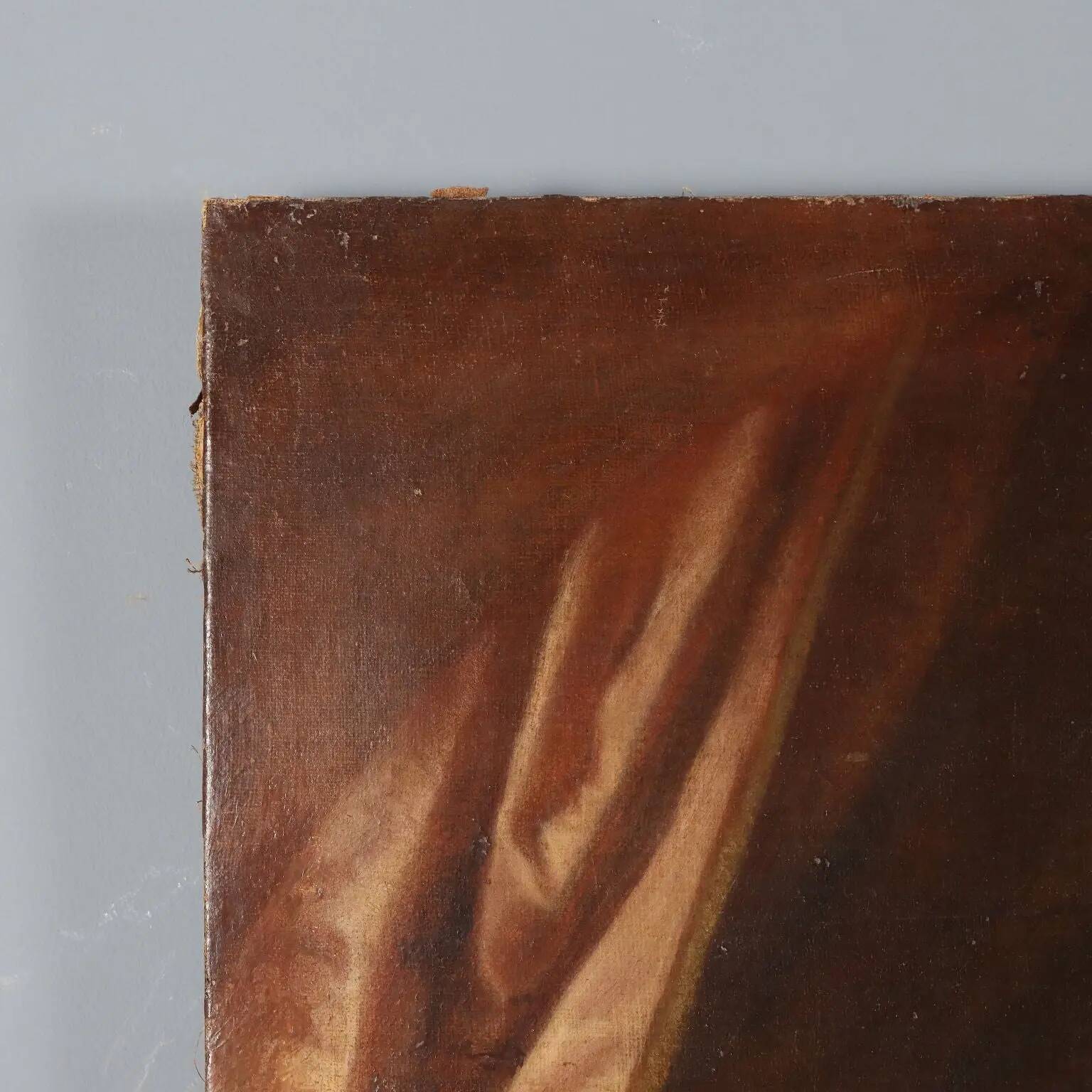 Ancient painting of the Virgin Mary, copy after Guido Reni, 18th century.