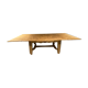Table ferme poncée rallonges 260 cm