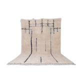 Tapis en laine taille 2/2 m
