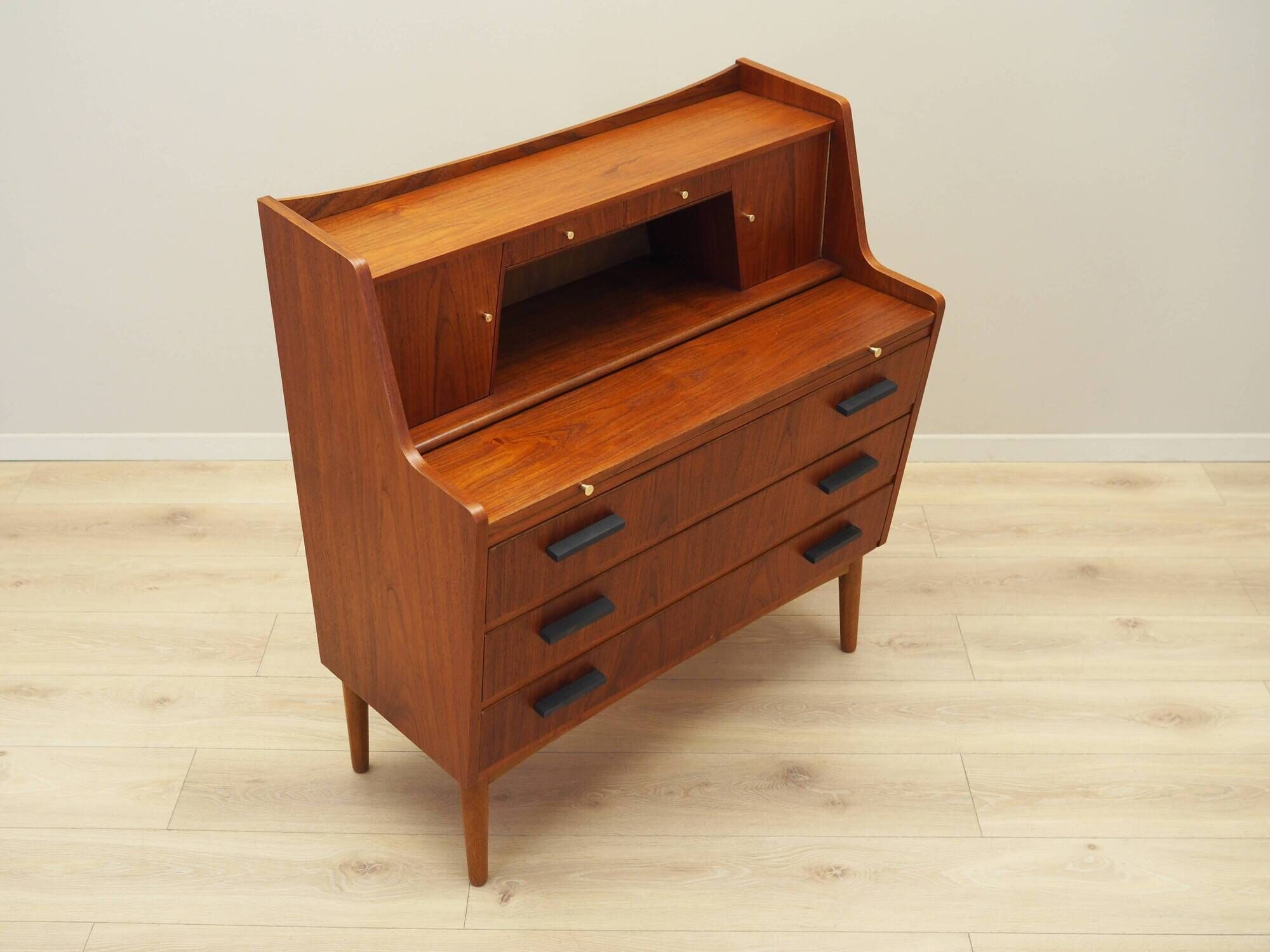 Teak secretary, Danish design, 1970s, production: Denmark