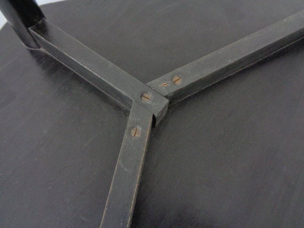 Mid-Century Triangular Birch Side Tables, 1960s, Set of 2