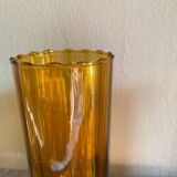 5 amber glasses