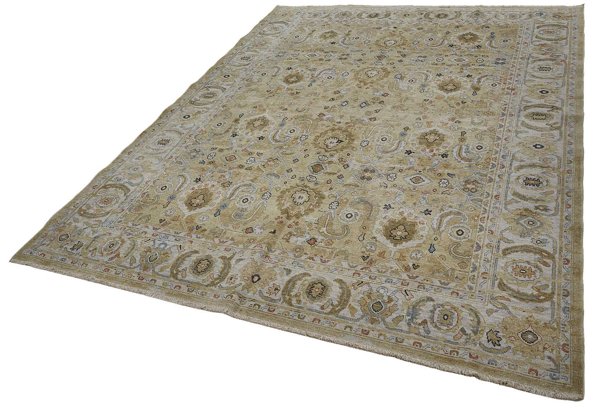 Turkish Handcrafted Loom Oushak Rug 207 cm x 295 cm