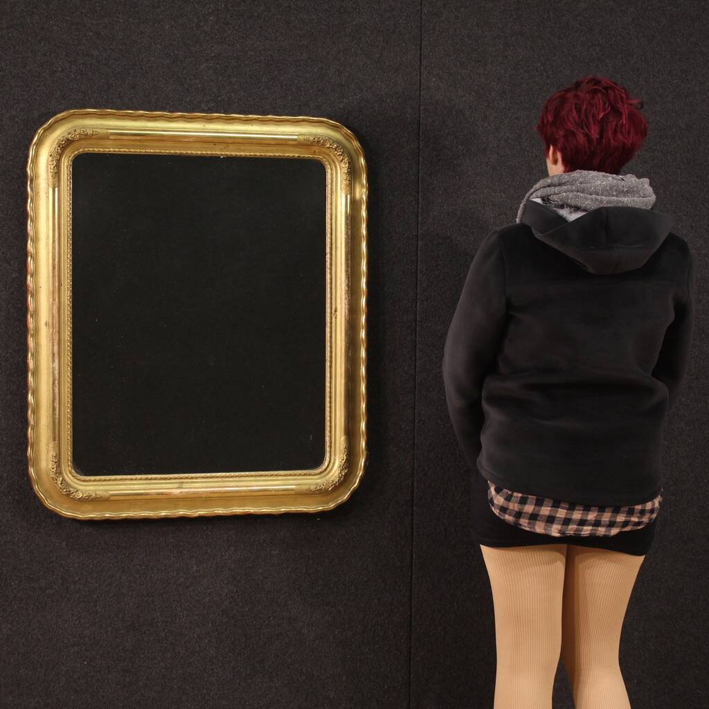 Elegant 19th century tray mirror