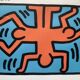 Numbered keith haring silkscreen with certificate.