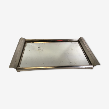 Ancien plateau miroir de service Art Deco