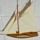 Nice wooden sailboat