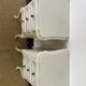 Pair of antique Louis XV style bedside tables, 3 drawers