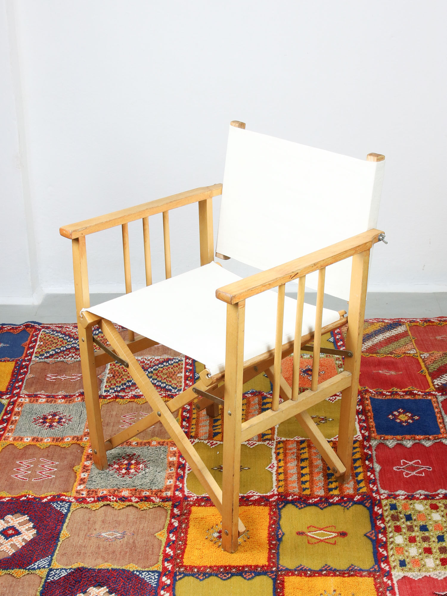 Vintage italian directors folding chair from calligaris