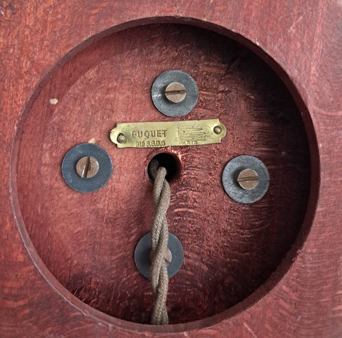 Edouard-Wilfred Buquet, balance lamp, 20th century