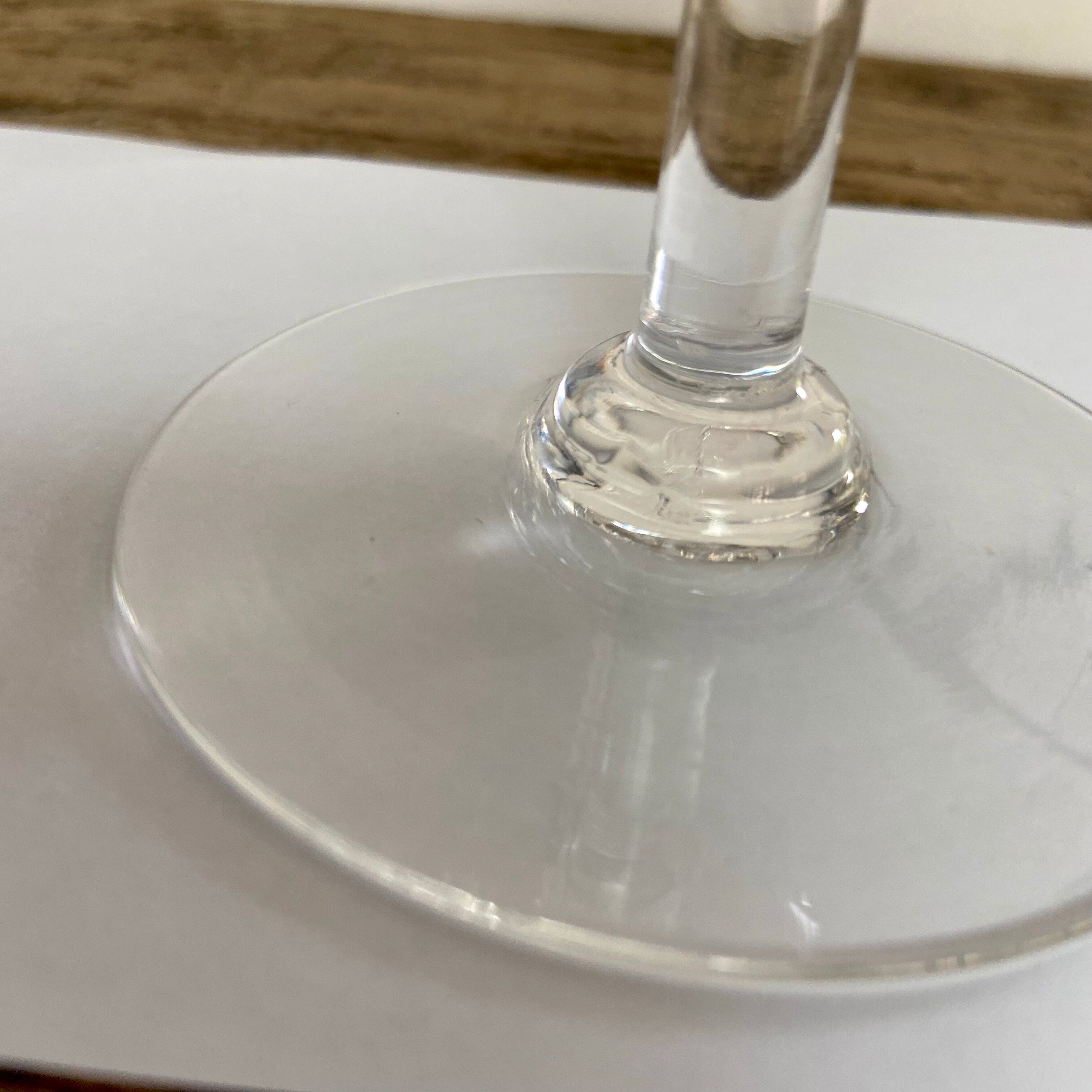 6 vintage cut crystal glasses