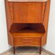 Scandinavian corner unit in teak, Danish design