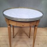 Marble top table called "bouillotte":