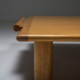 Italian square coffee table in oak