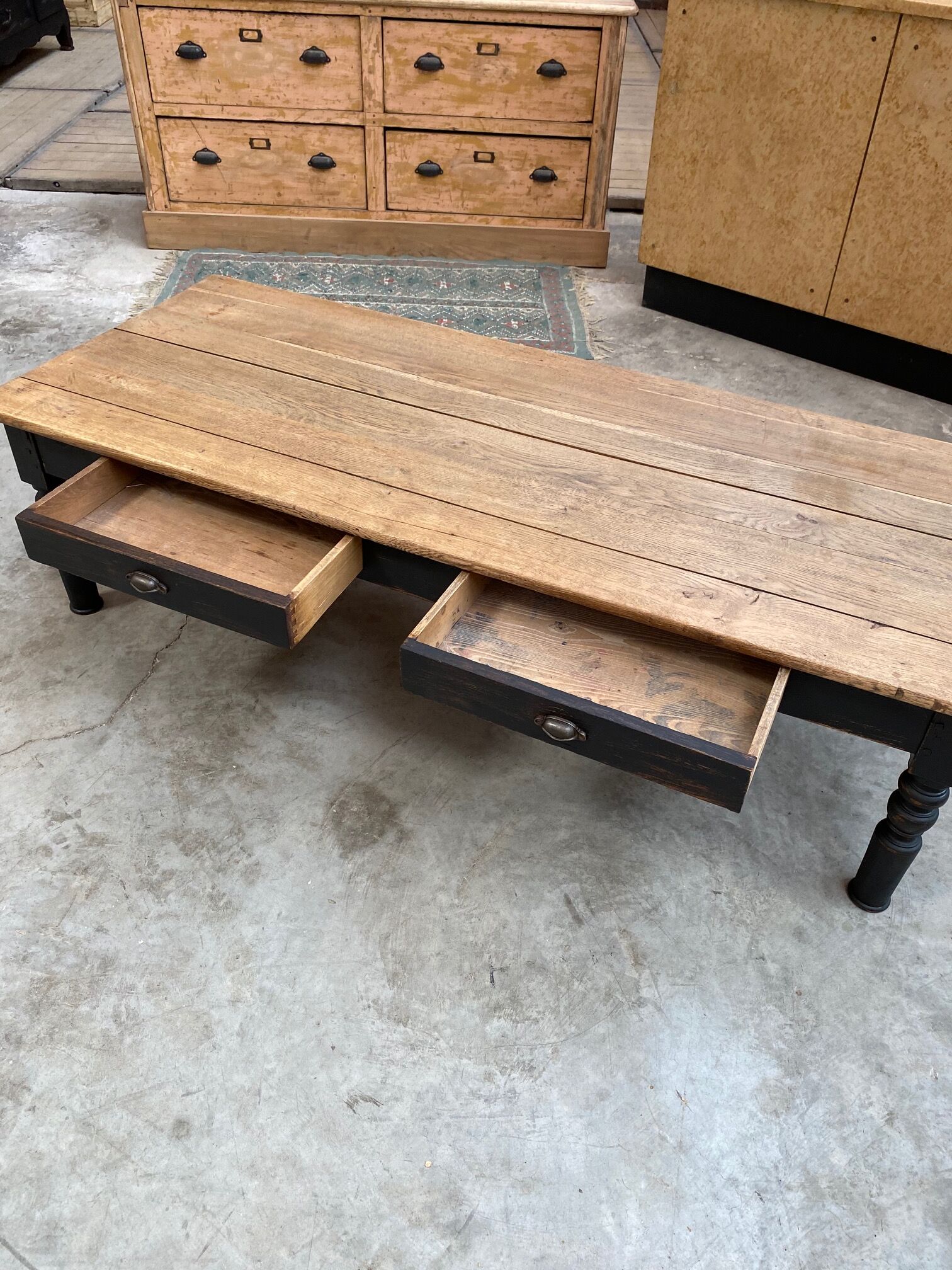 Coffee table late nineteenth in oak