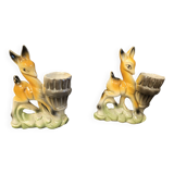 Pair of deer trinkets