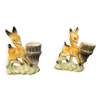 Pair of deer trinkets