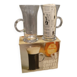 Original Irish coffee glasses from Arabia Finland, estimated 1980s, designed by Heikki Orvola