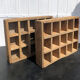 Old wood workshop locker