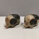 Ceramic elephants as salt and pepper sets made for Danish Søholm 1970-80s