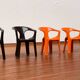 300 Monobloc Decorative Chairs Small by Henry Massonnet for Stamp, France, 1970s, Set of 5