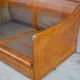 Vintage two-seater leather sofa