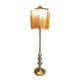 Vintage floor lamp with Murano glass leaves, 1970s