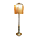 Vintage floor lamp with Murano glass leaves, 1970s
