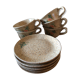 Handmade sandstone cups