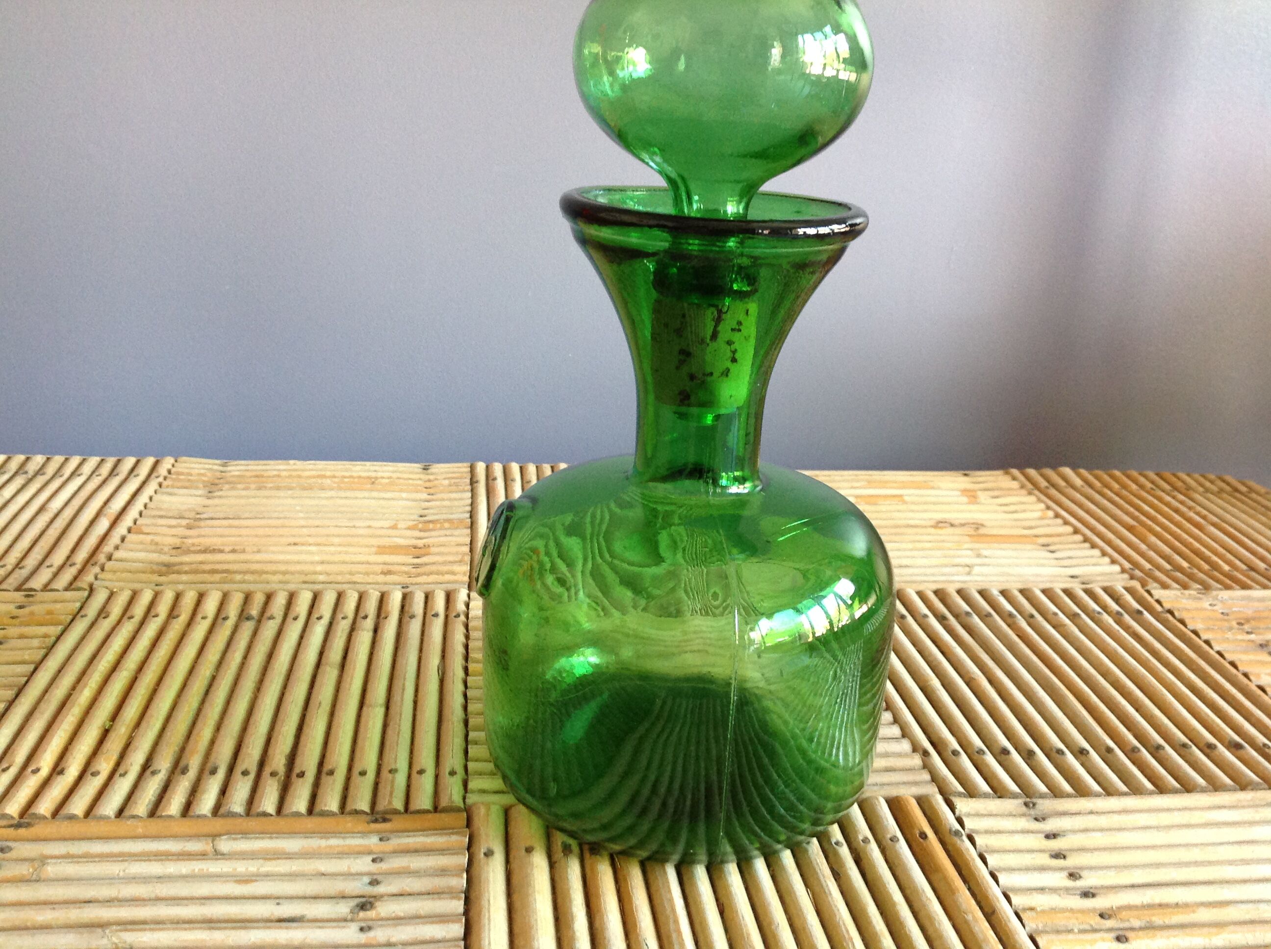 Vintage glass carafe