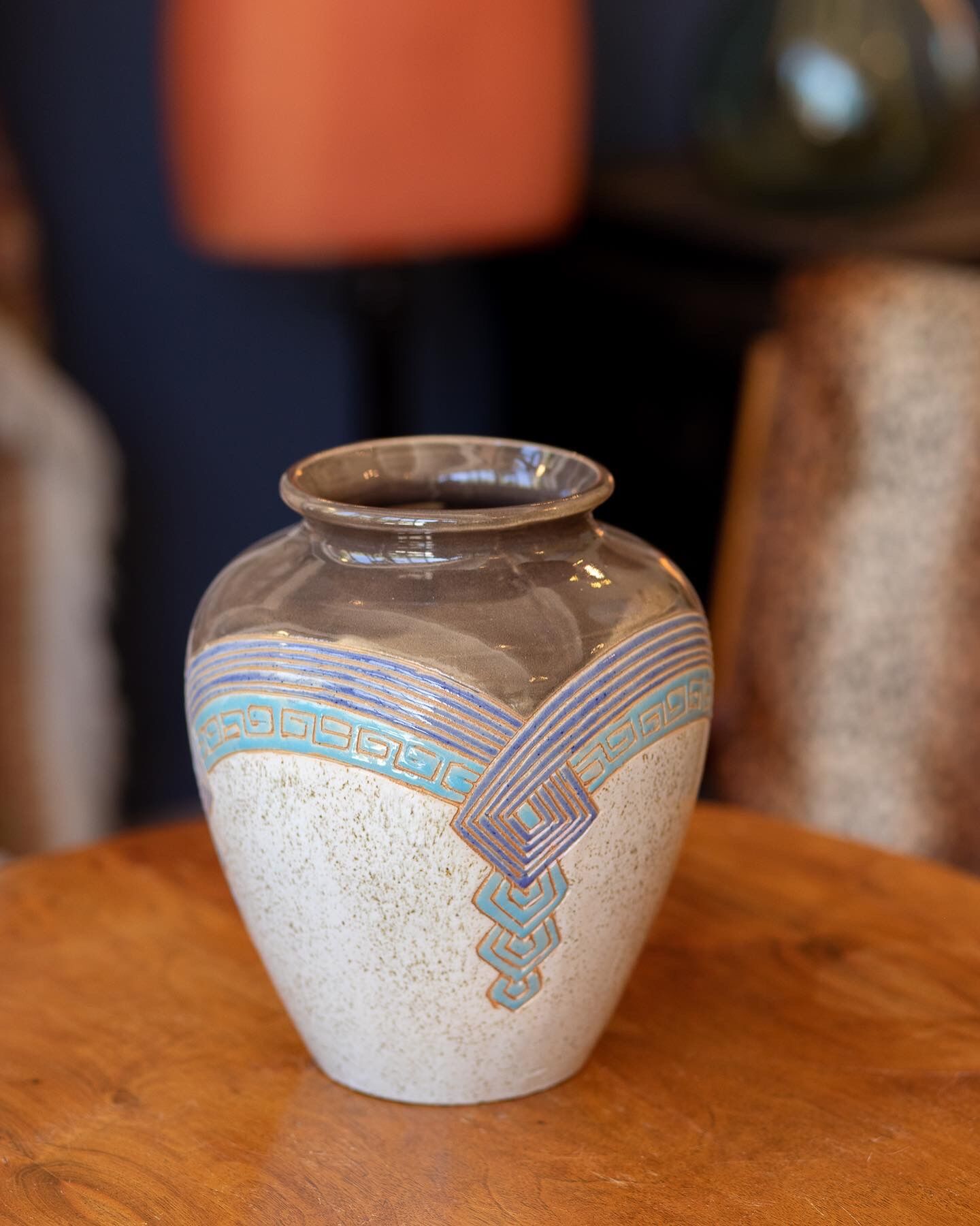Art deco ceramic vase