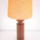 Large mid-century modern Danish teak table lamp