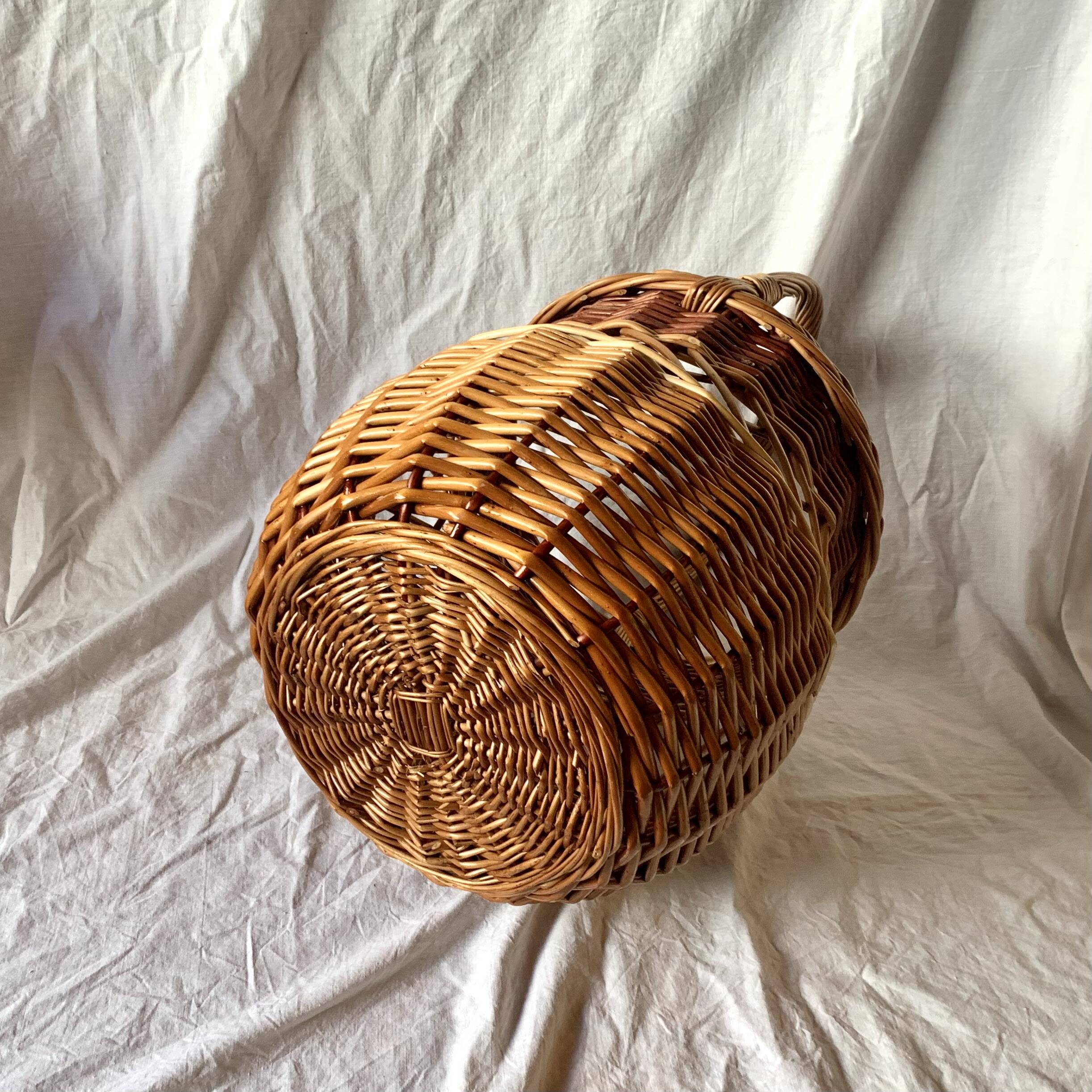 Vintage wicker basket