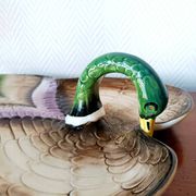 Vintage ceramic duck plate