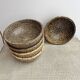 5 stoneware bowls