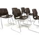 Set de 6 chaises "Clipper" Svante Schönblom Overman, Tranås, Suède, 197