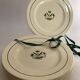 6 assiettes plates modèle Marnoz - E.Charbonnier Salins