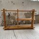 Trio d'étagères constructivistes en pin style Regain