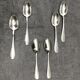 Set of 6 small old boulenger spoons