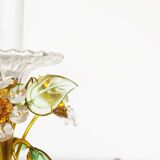 Incredible gilt and crystal Floral table lamp by Palwa