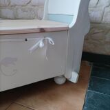 Renovated storage chest - Scandinavian style - unique piece