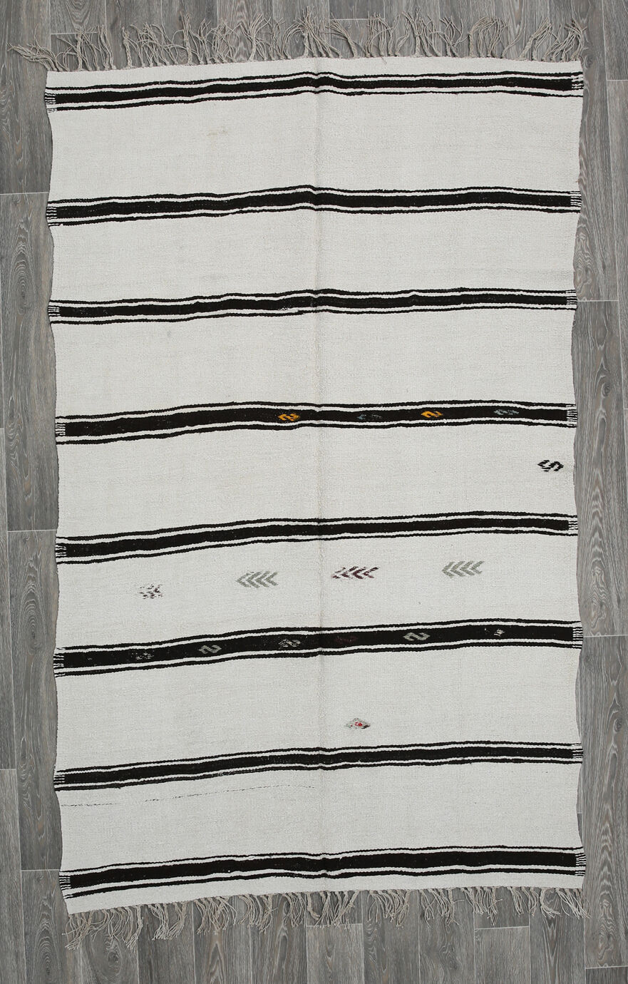 Tapis de chanvre vintage moderne, 158x248cm