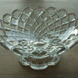 Cut on crystal piedouche signed Baccarat