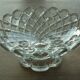 Cut on crystal piedouche signed Baccarat