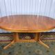 Table ovale à manger Baumann avec 2 allonges