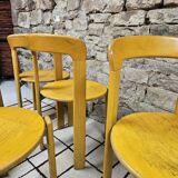 Lot of vintage bruno rey 1970" chairs