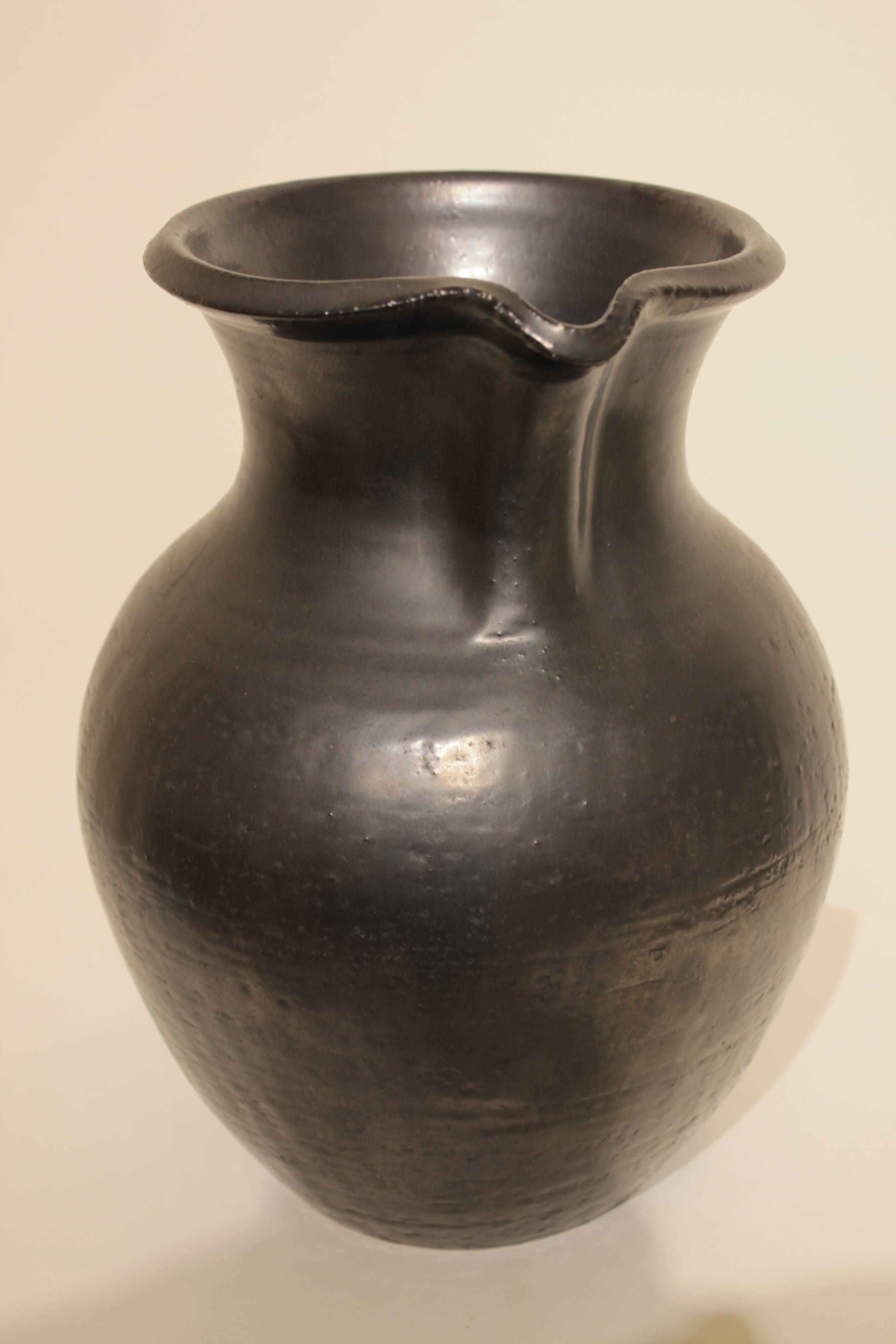 Important Jean Marais ceramic pitcher