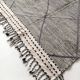 Moroccan Berber kilim Zanafi black and white 3.10x1.80m
